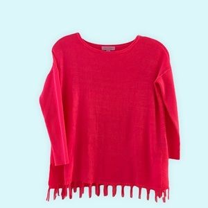 Lilly Pulitzer girls Mini Ramona sweater in hot pink, size 8-10